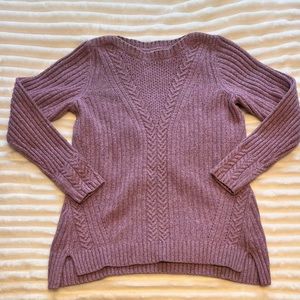 Ll bean pink sweater